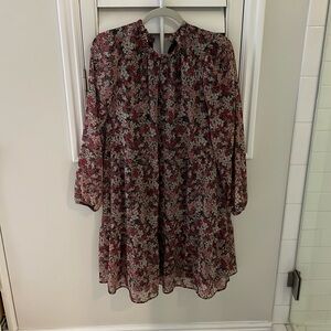 Loft floral dress size small